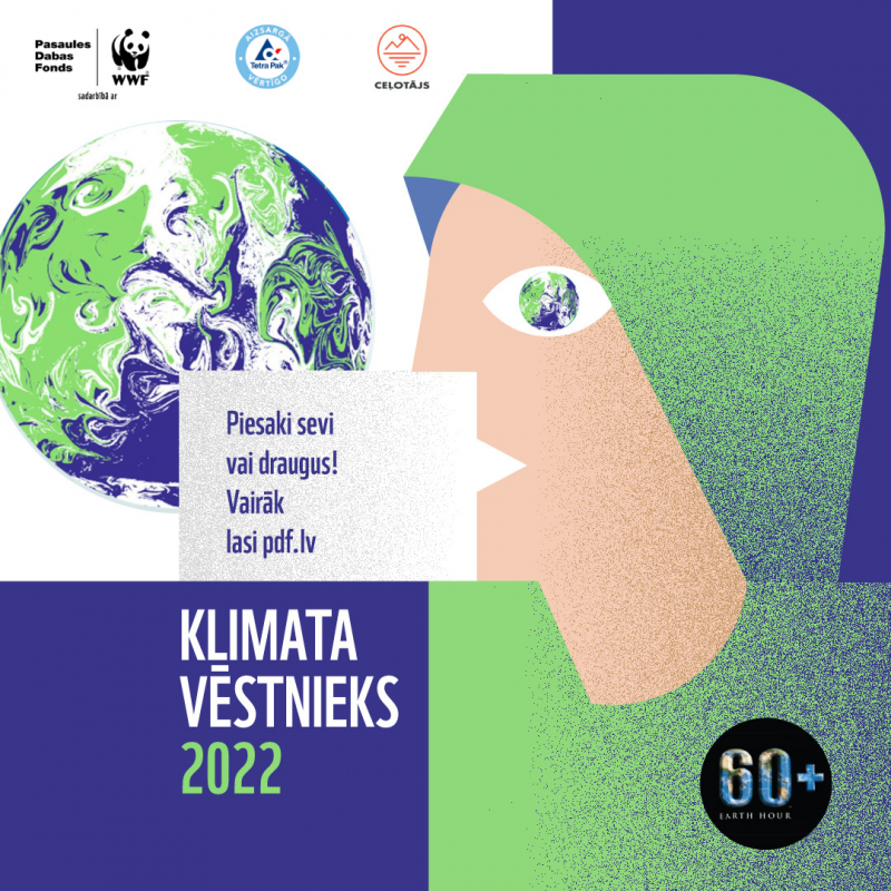 Pasaules Dabas Fonds meklē Klimata vēstnieku 2022