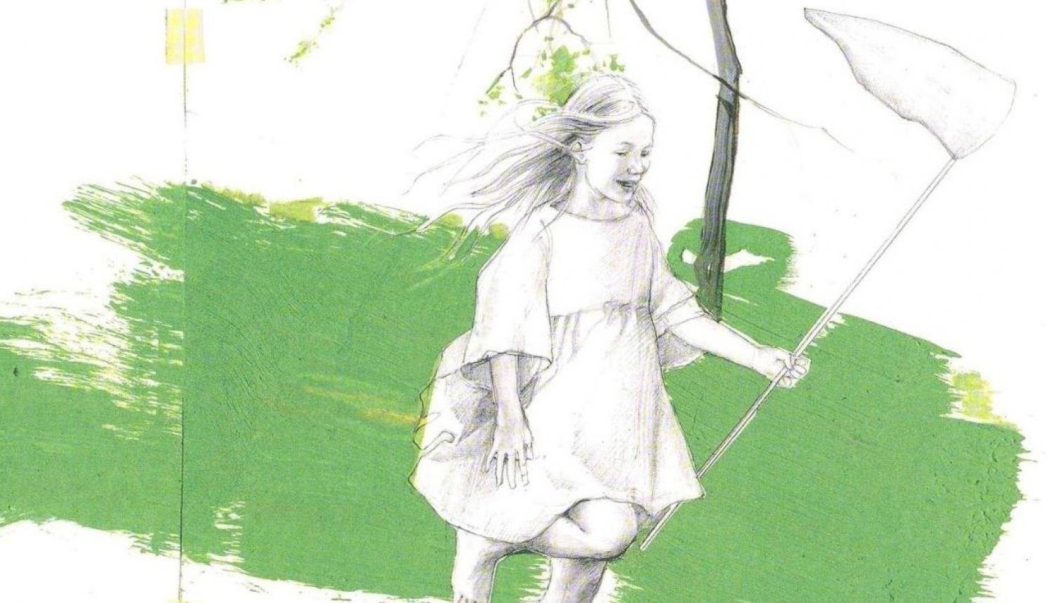Valkas bibliotēkā apskatāma ilustrāciju izstāde grāmatai “Uzzīmē baltu lietu”