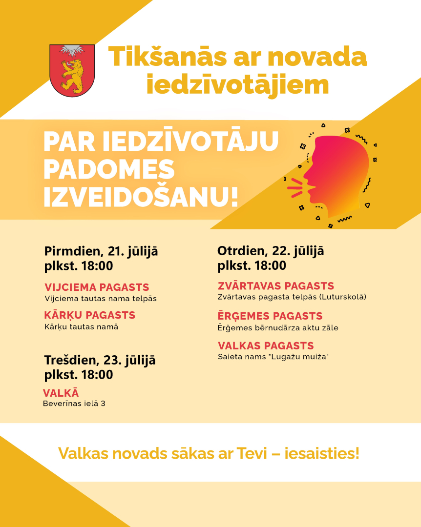 Tikšanās ar iedzīvotājiem