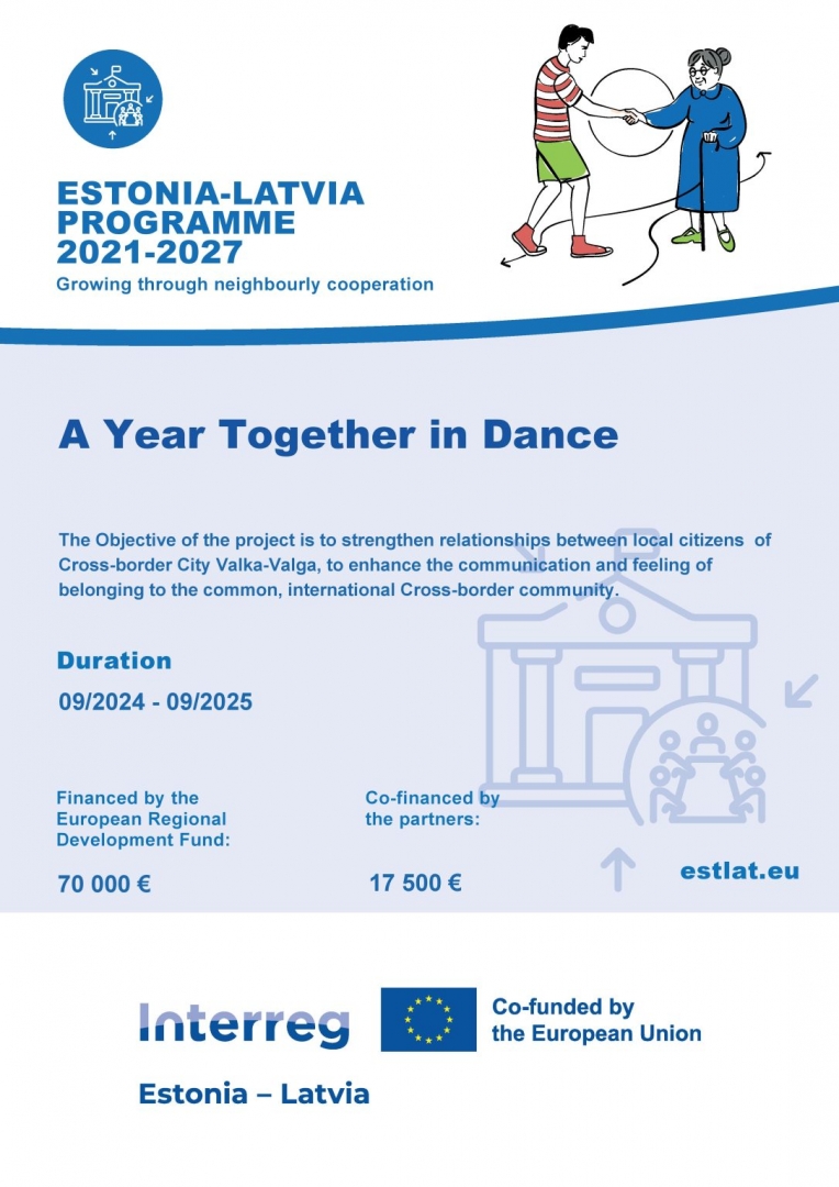 Afiša ar INTERREG logo un Eiropas Savienības karogu