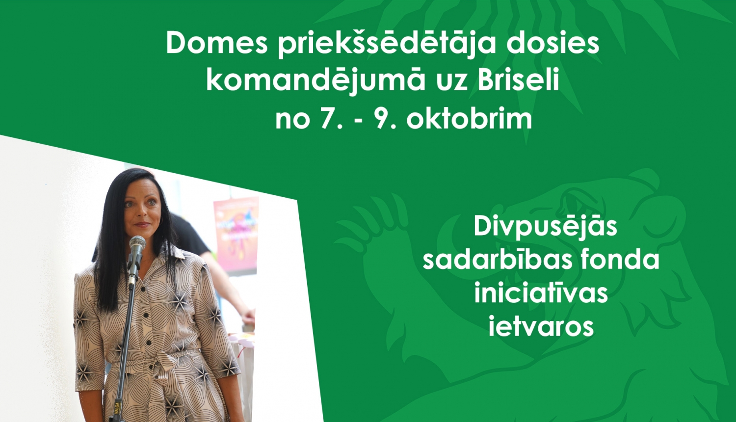 Foto: Domes priekšsēdētāja dosies uz Briseli